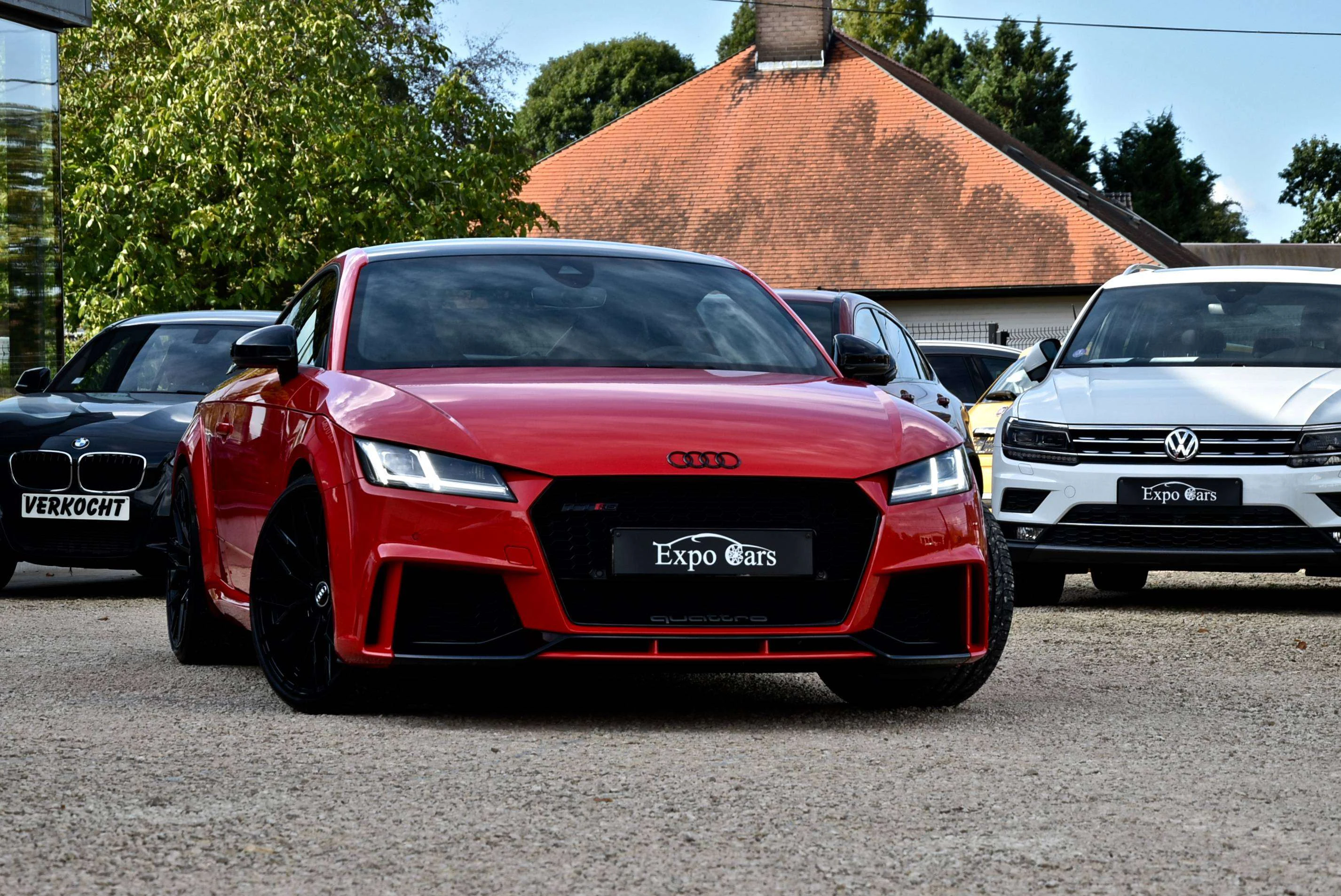 Audi TTRS Coupe 2.5 TFSI Quattro TTRS S tronic*CAMERA*B&O SOUND*FULL* bij Expo Cars
