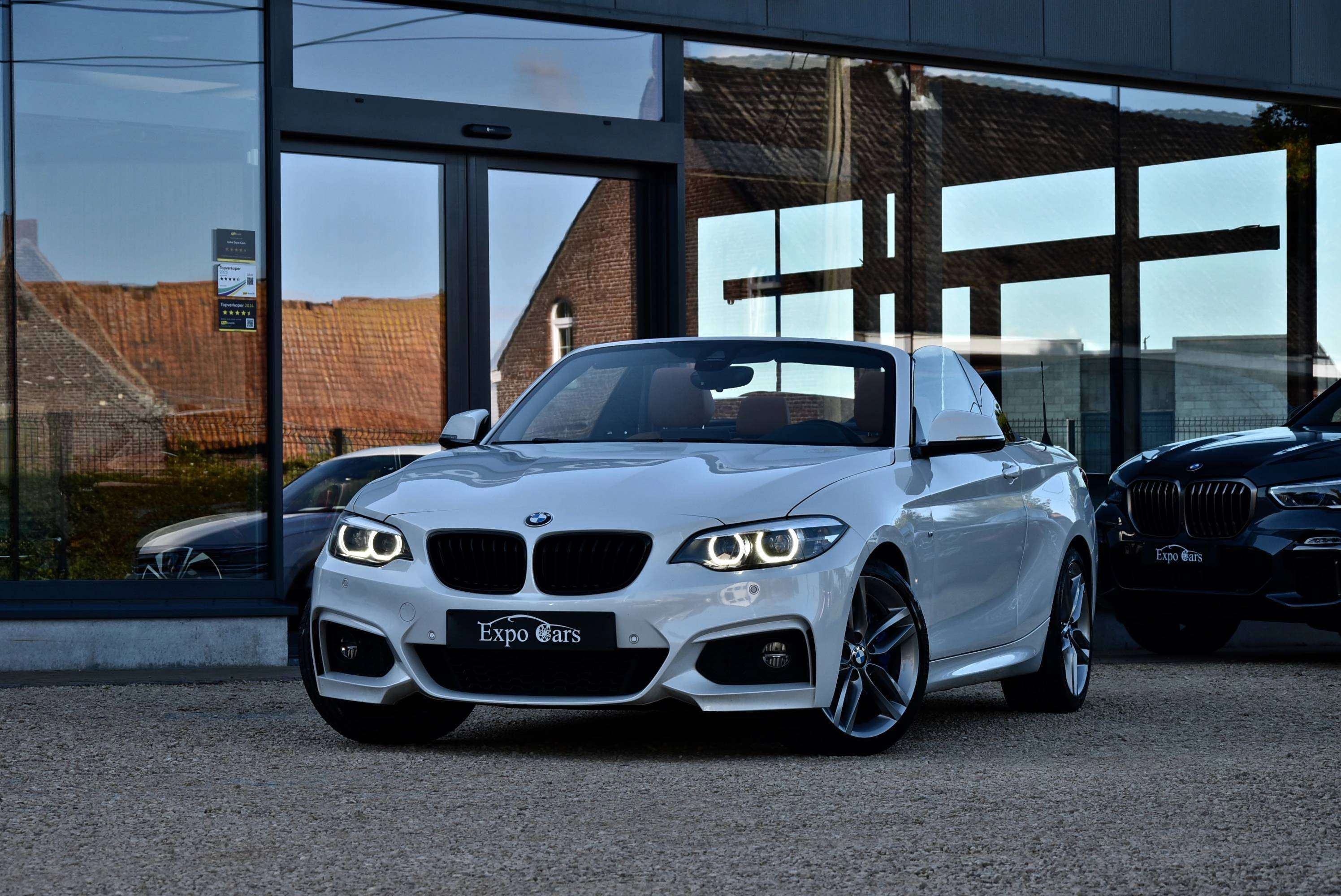 BMW Cabrio 230iAS*M SPORT PAKKET*CAMERA*MEMORY*HARMAN-KARDON*1°HAND*CARPASS*LEDER*XENON* bij Expo Cars