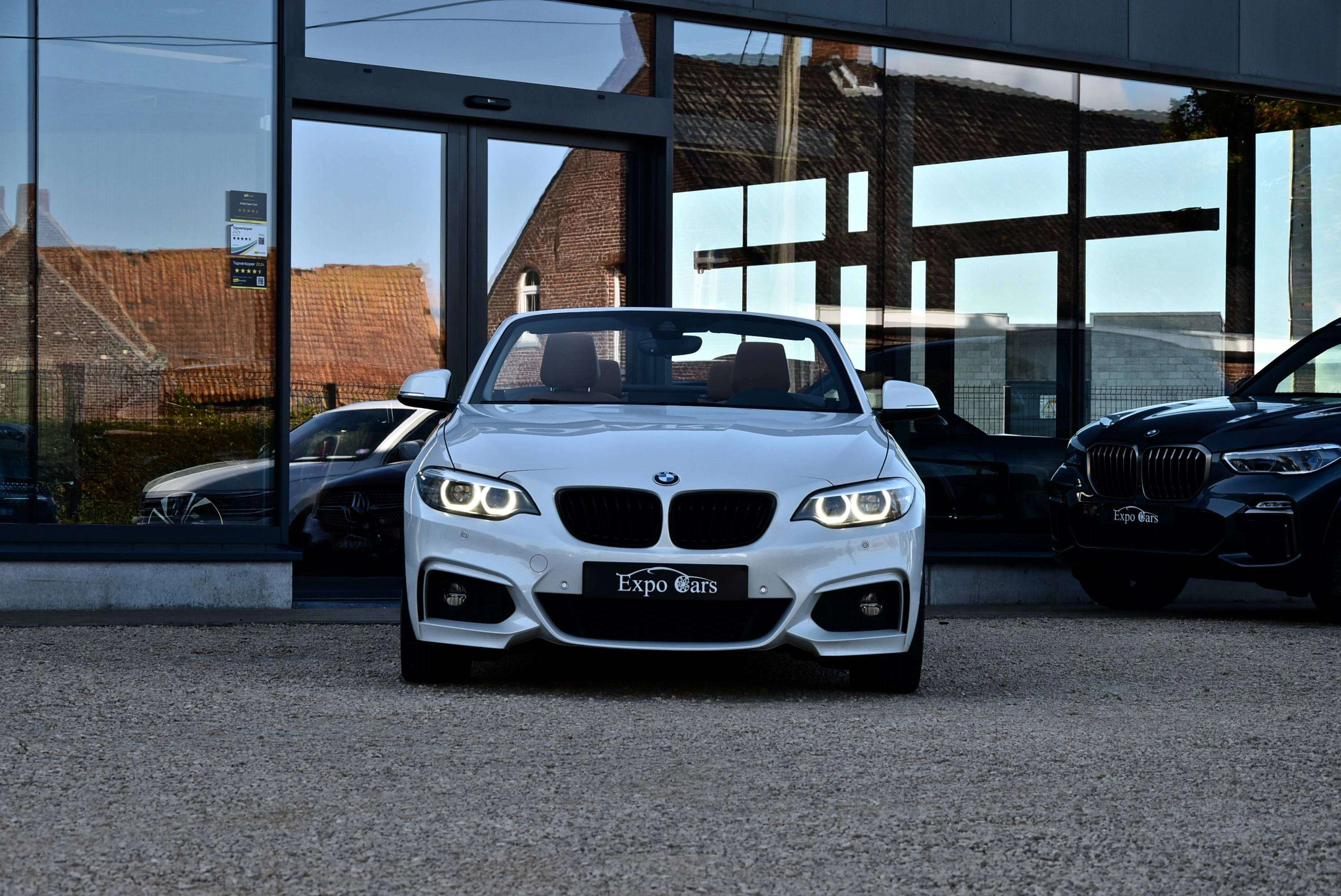 BMW Cabrio 230iAS*M SPORT PAKKET*CAMERA*MEMORY*HARMAN-KARDON*1°HAND*CARPASS*LEDER*XENON* bij Expo Cars